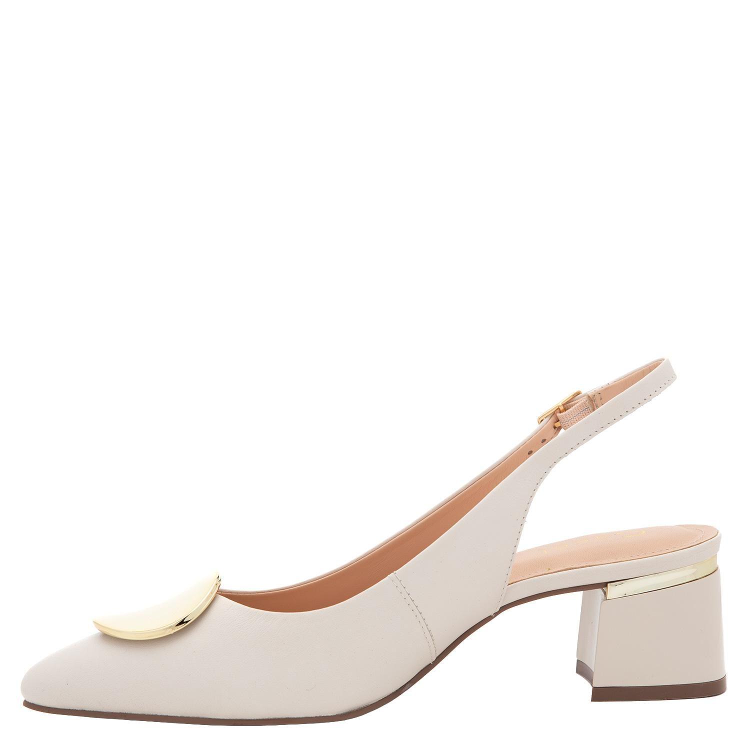 Zapato de cuero mujer Gacel crudo Ciara-2