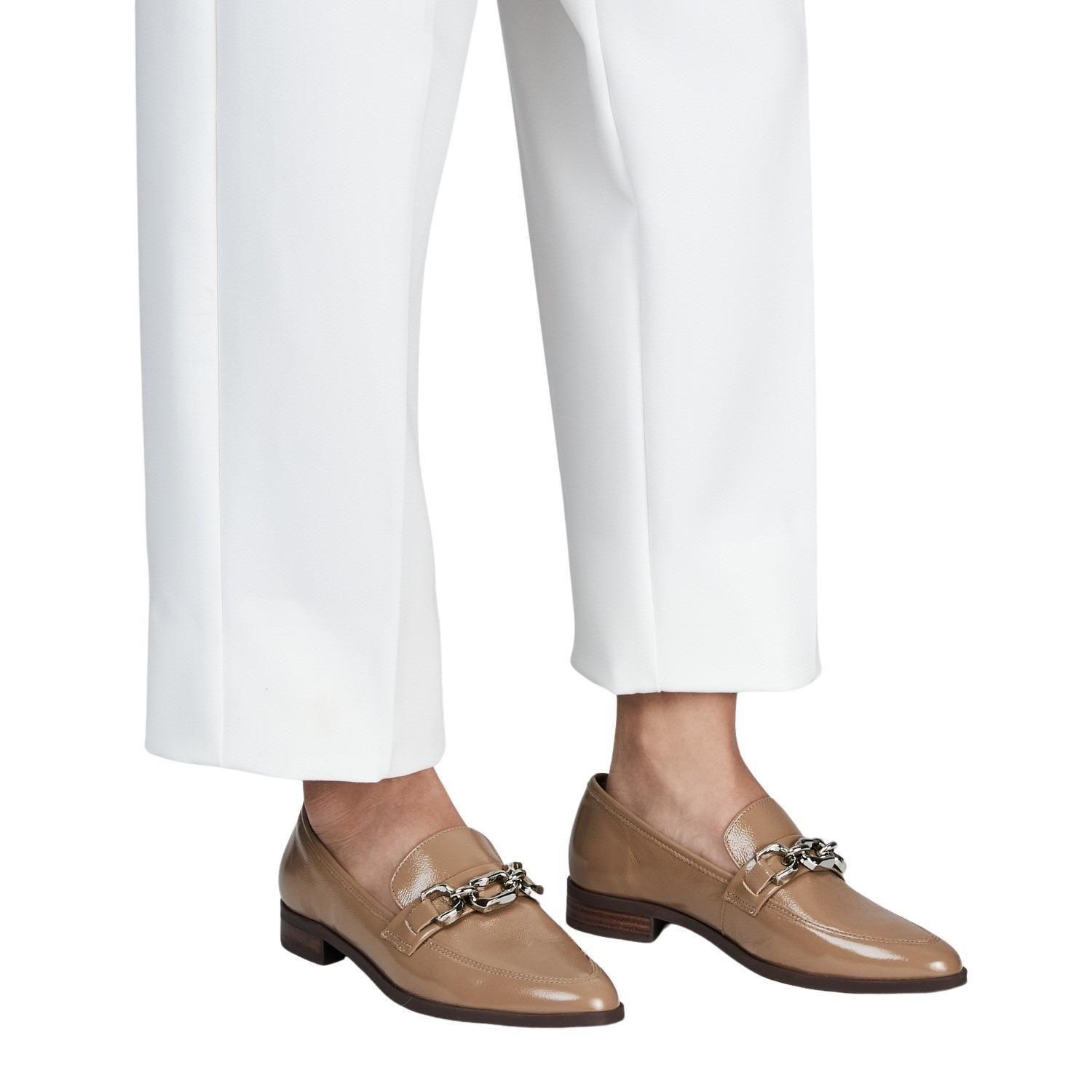 Zapato de cuero mujer Gacel Taupe Cruz 0659190-1