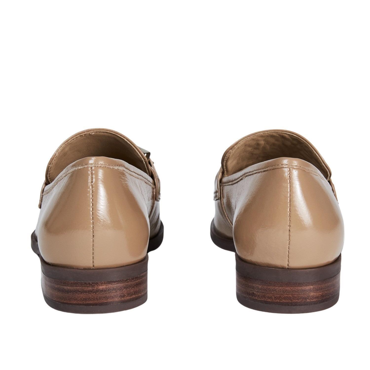 Zapato de cuero mujer Gacel Taupe Cruz 0659190-4