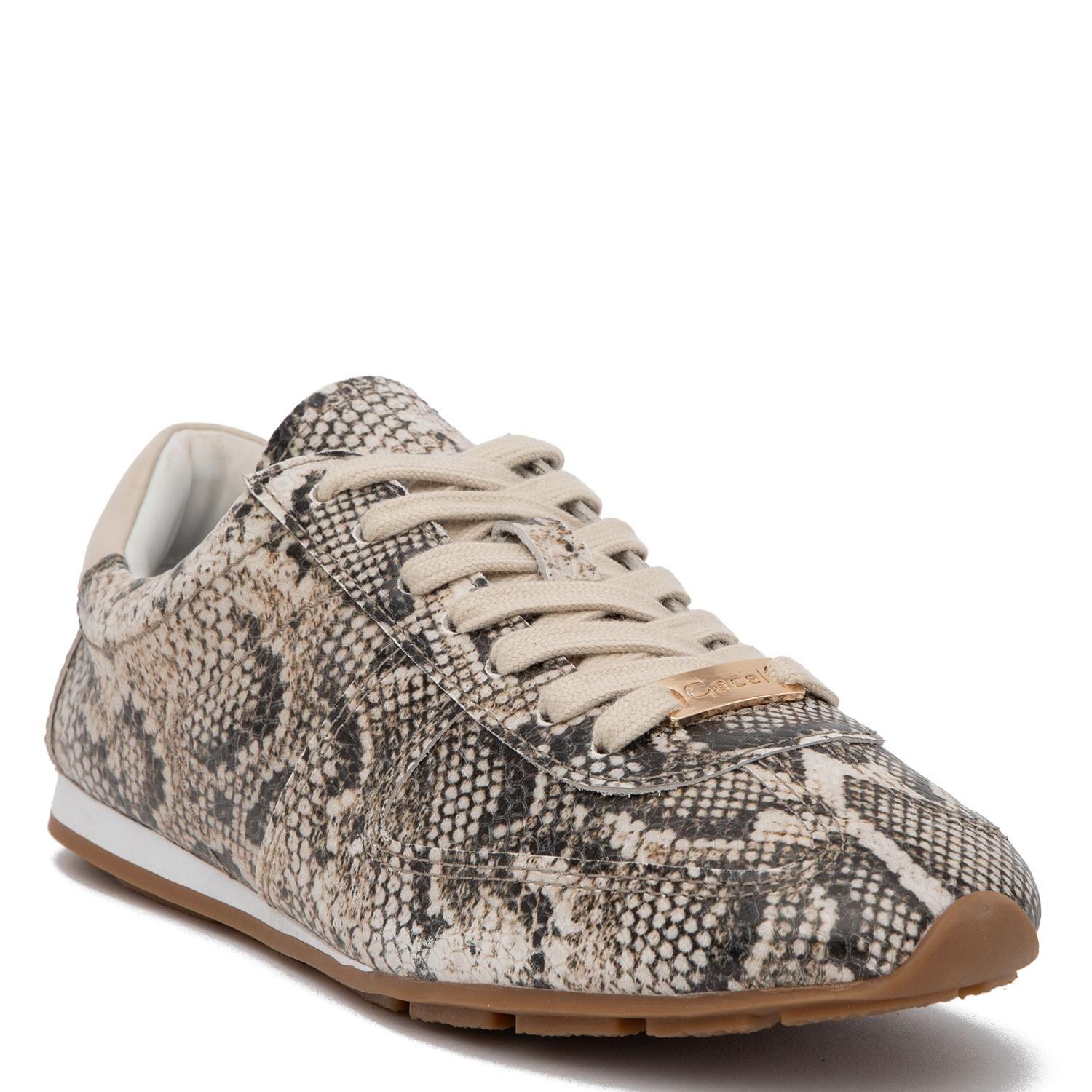 Zapatilla de cuero mujer Gacel off white Natt-2