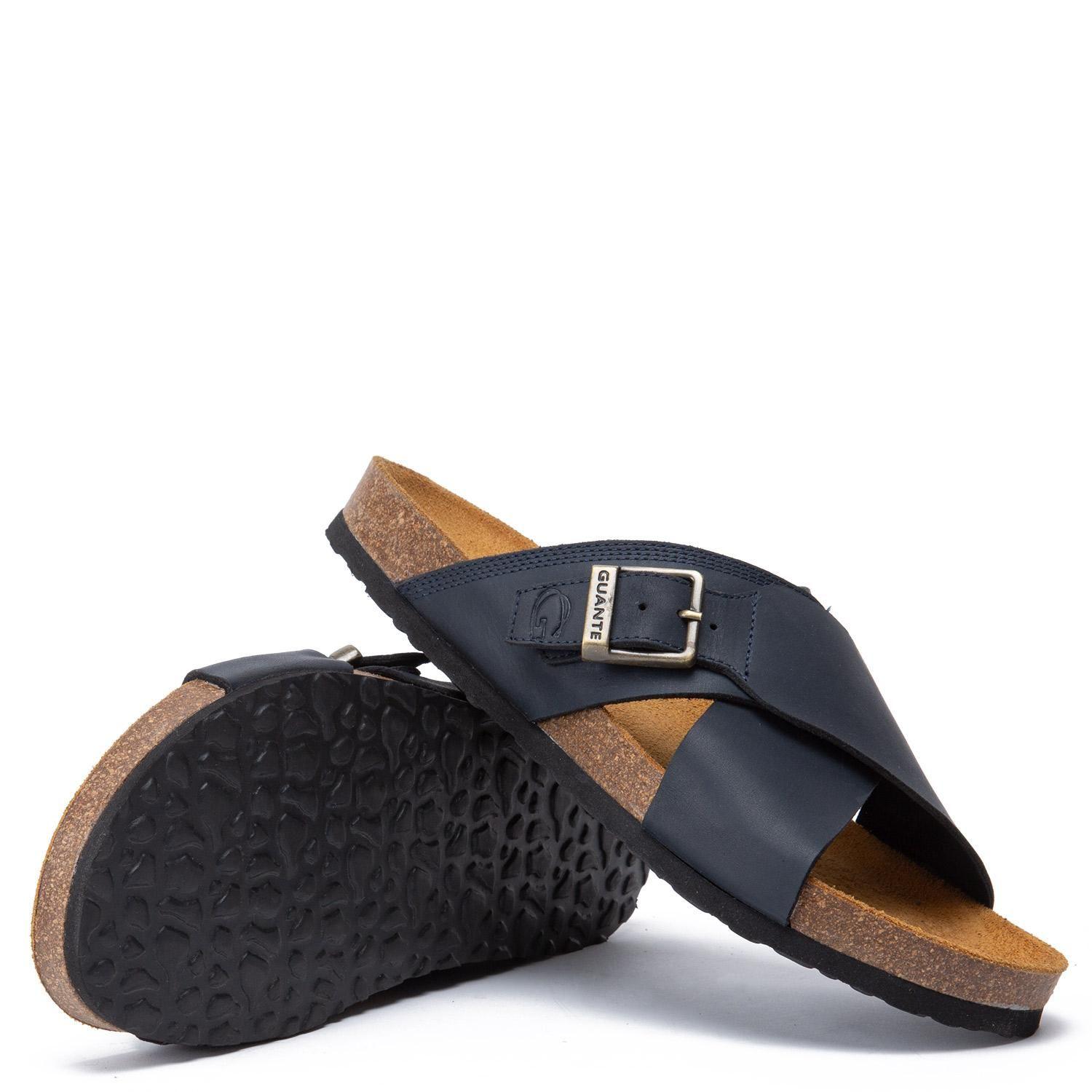 Sandalia de cuero hombre Guante Marino Quintay 0035986-3
