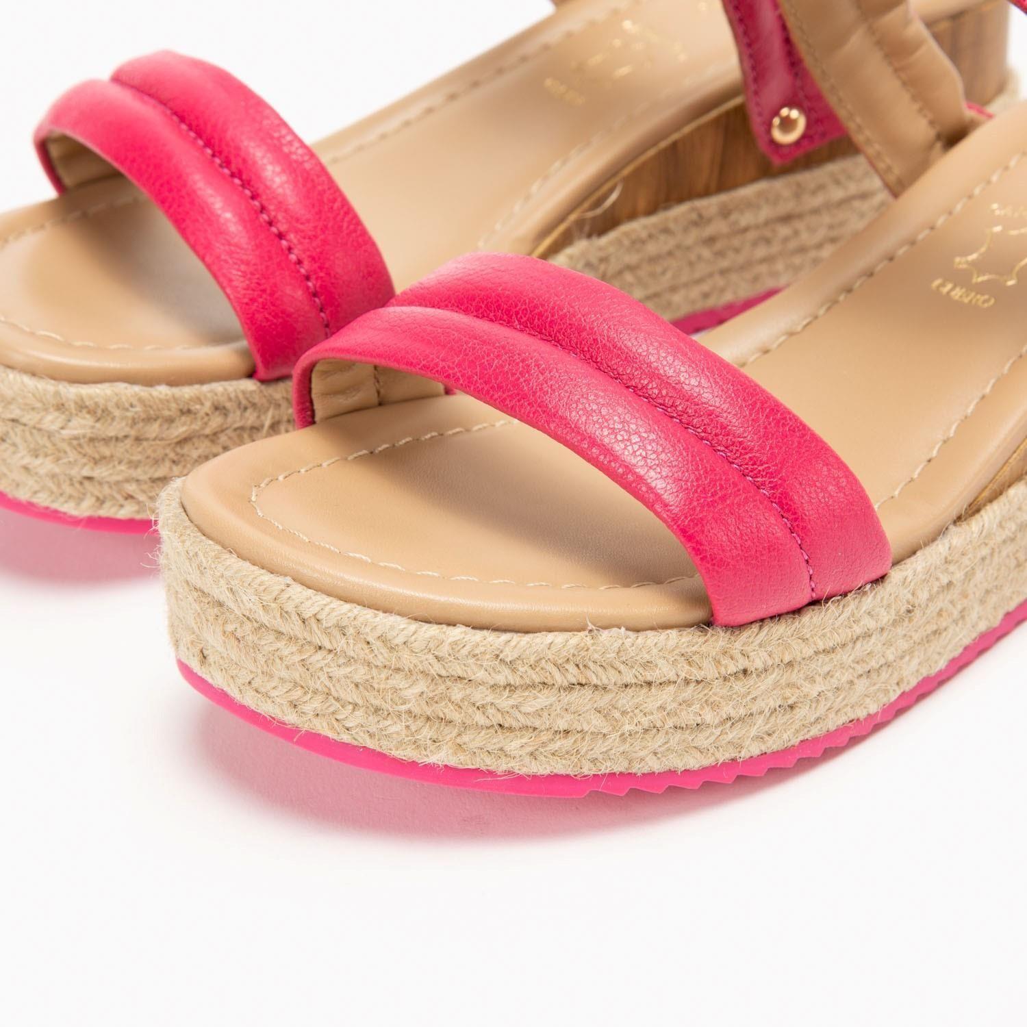 Sandalia de cuero mujer Gacel Fucsia Maya 0658347-4