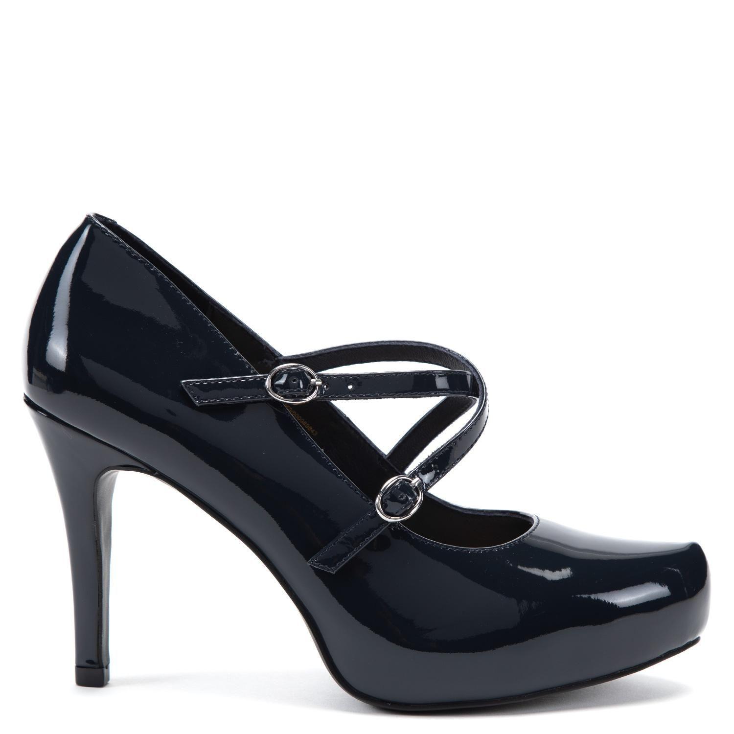 Zapato de cuero mujer Gacel azul Olga-0