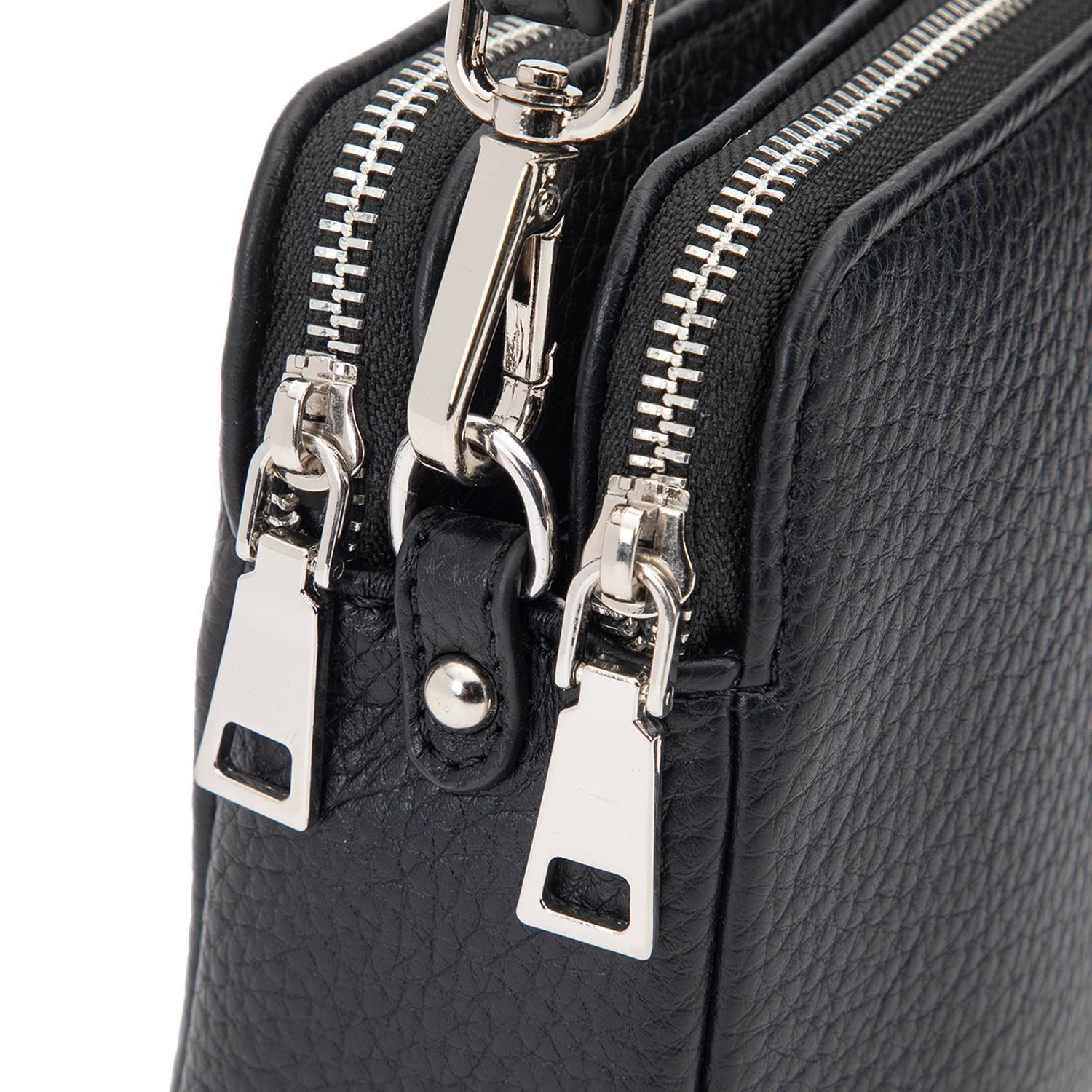 Cartera mujer Gacel negro bandolera pequeña-5