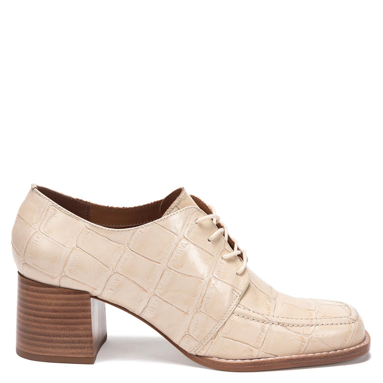 Zapato de cuero mujer Gacel crudo Klaudia-0