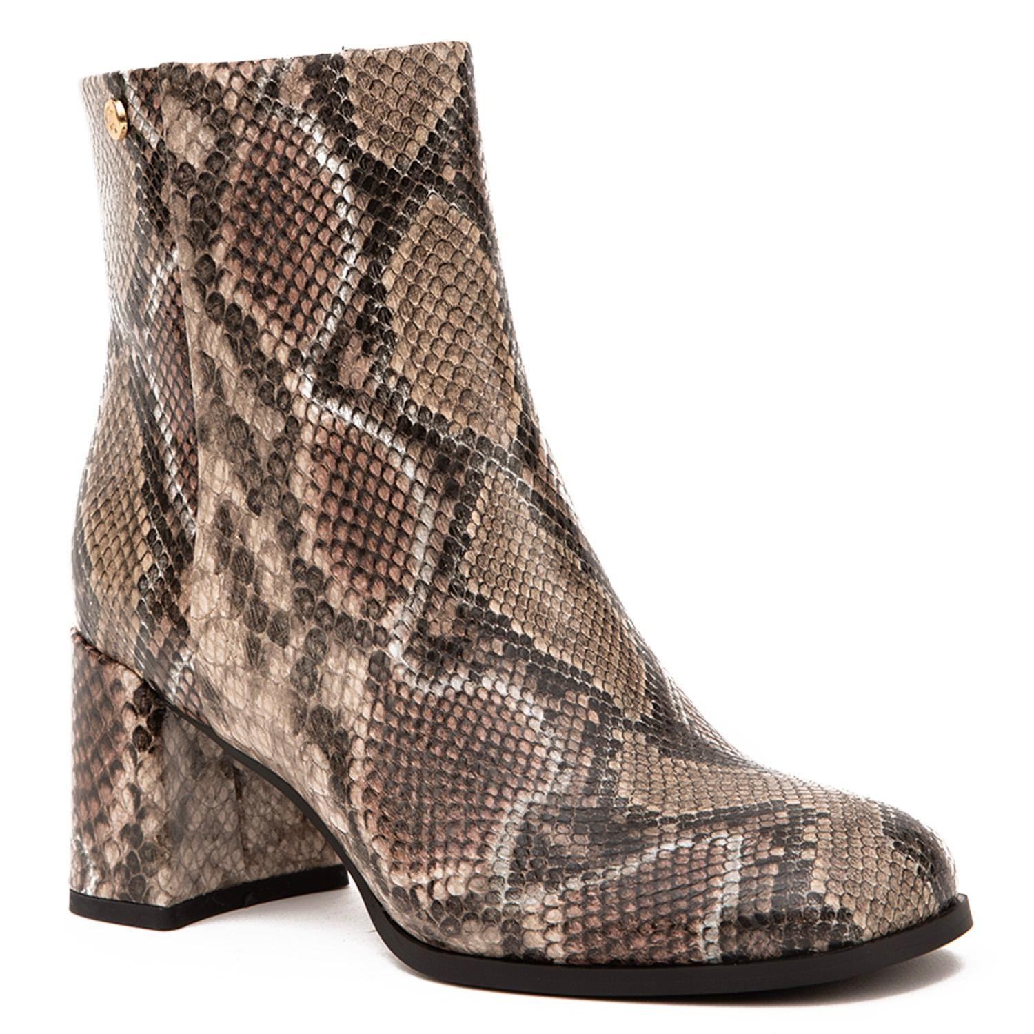Botin de cuero mujer Gacel multicolor Colette-2