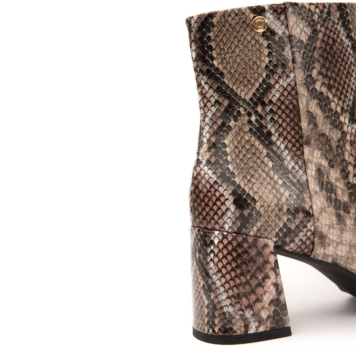 Botin de cuero mujer Gacel multicolor Colette-3