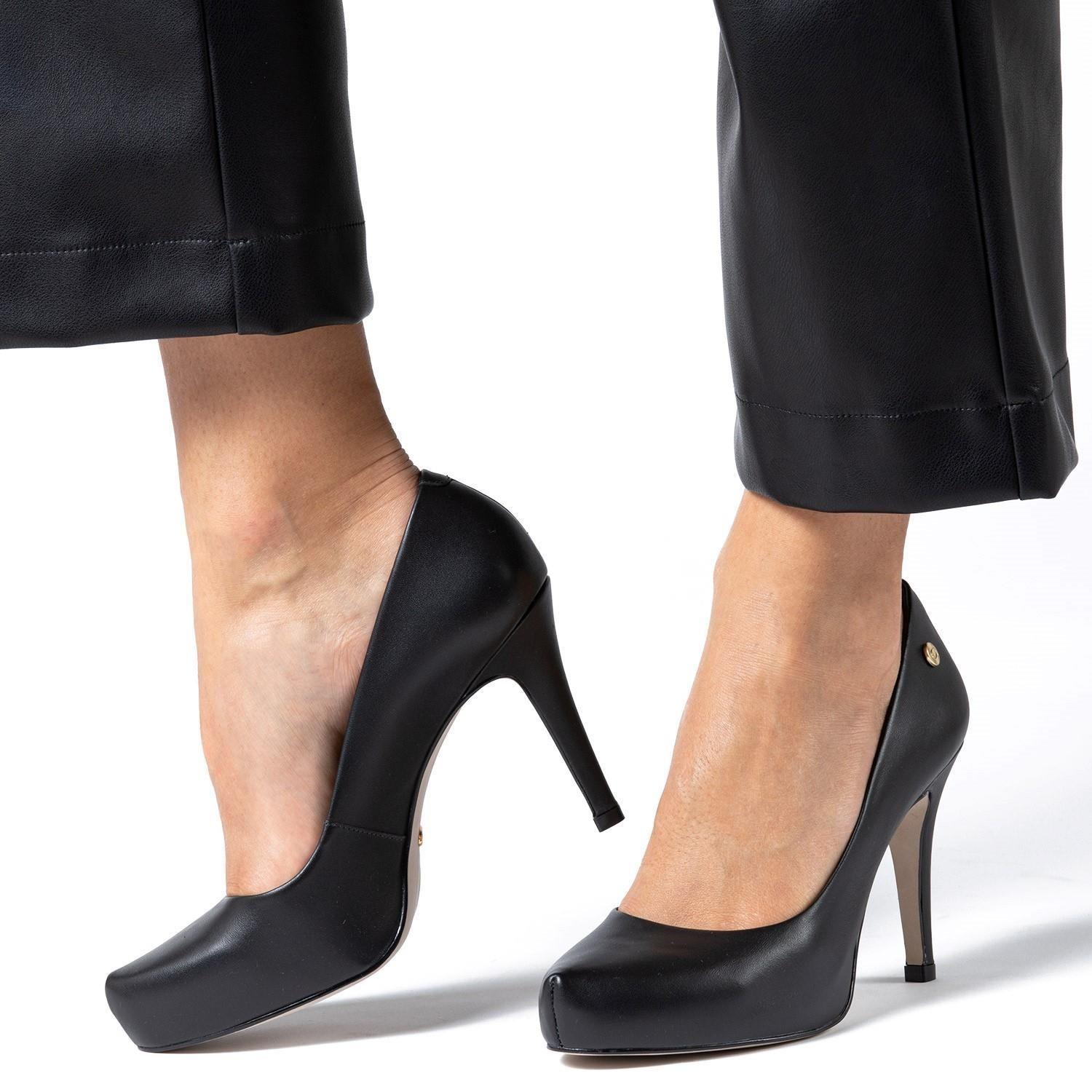 Zapato de cuero mujer Gacel Negro Olga 0656591-1