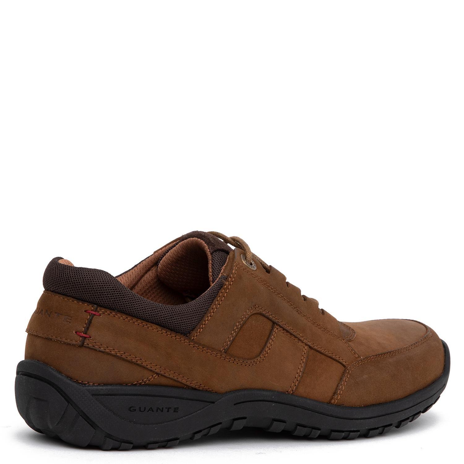 Zapato de cuero hombre Guante café Cowell-4
