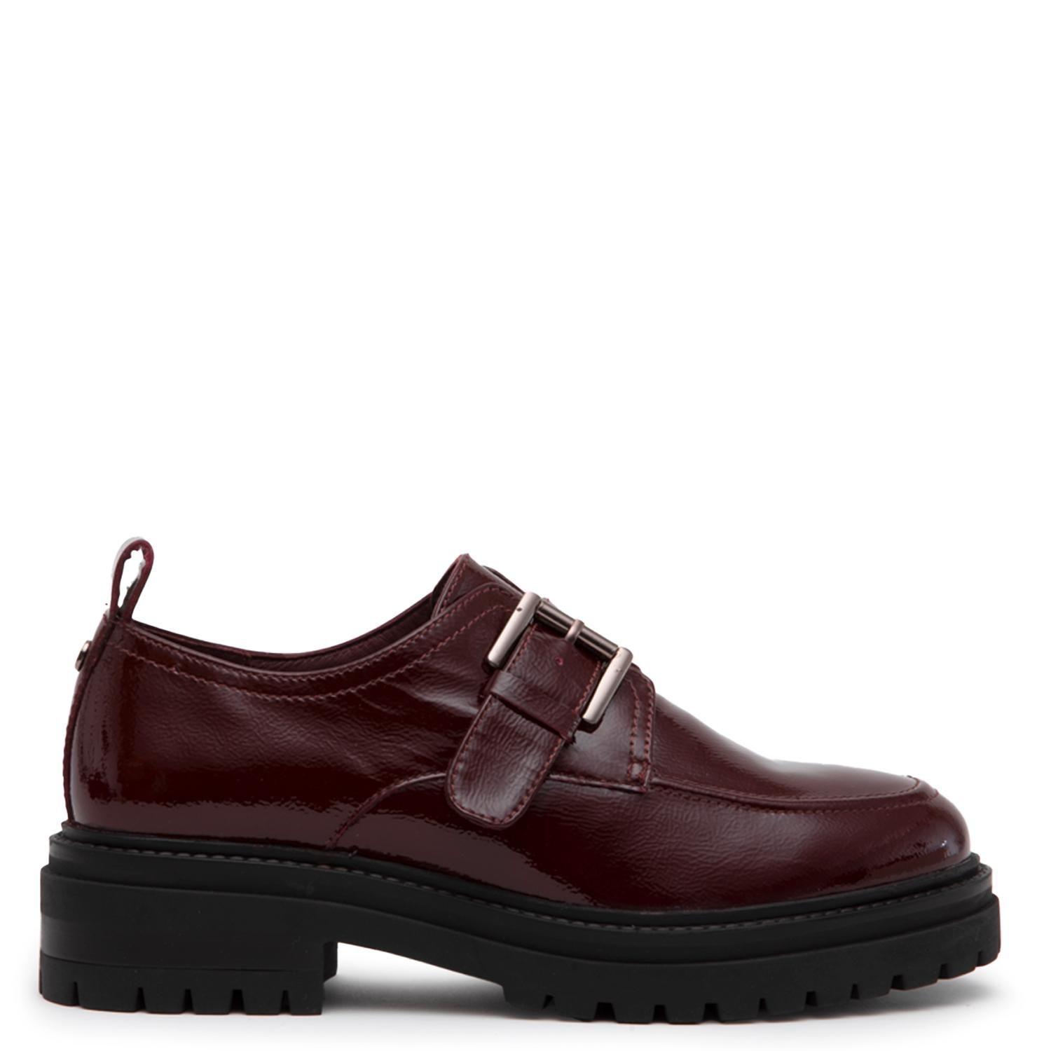 Zapato de cuero mujer Gacel burdeo Timothy 0661036-0