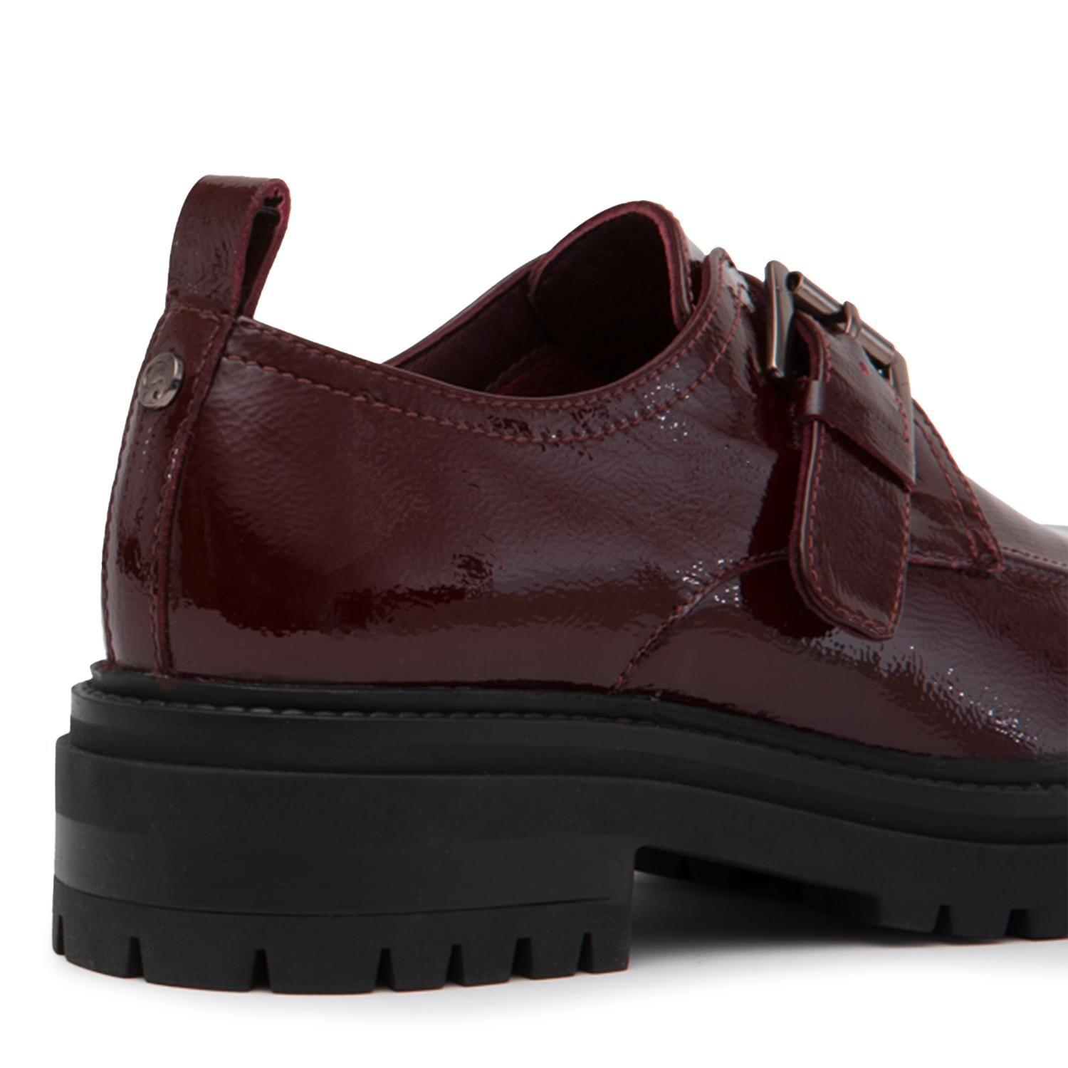 Zapato de cuero mujer Gacel burdeo Timothy 0661036-3