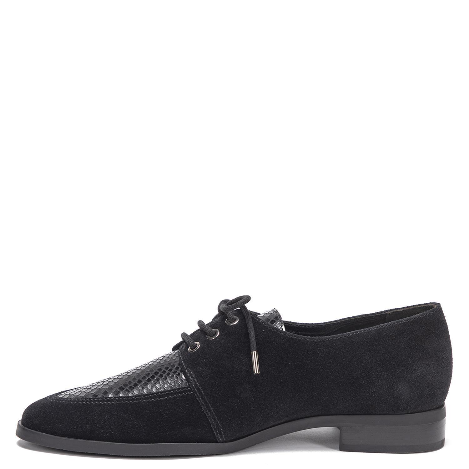 Zapato de cuero mujer Gacel negro Cruz 0661172-2