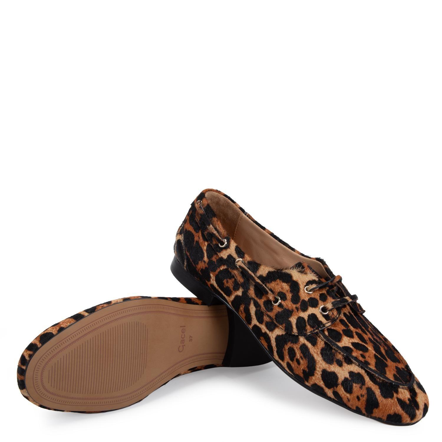 Mocasin de cuero mujer Gacel leopardo Quinn 0661380-3