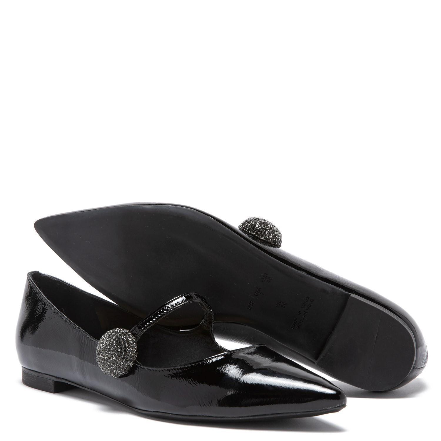 Ballerina de cuero mujer Gacel Negro Harriet 0659237-3