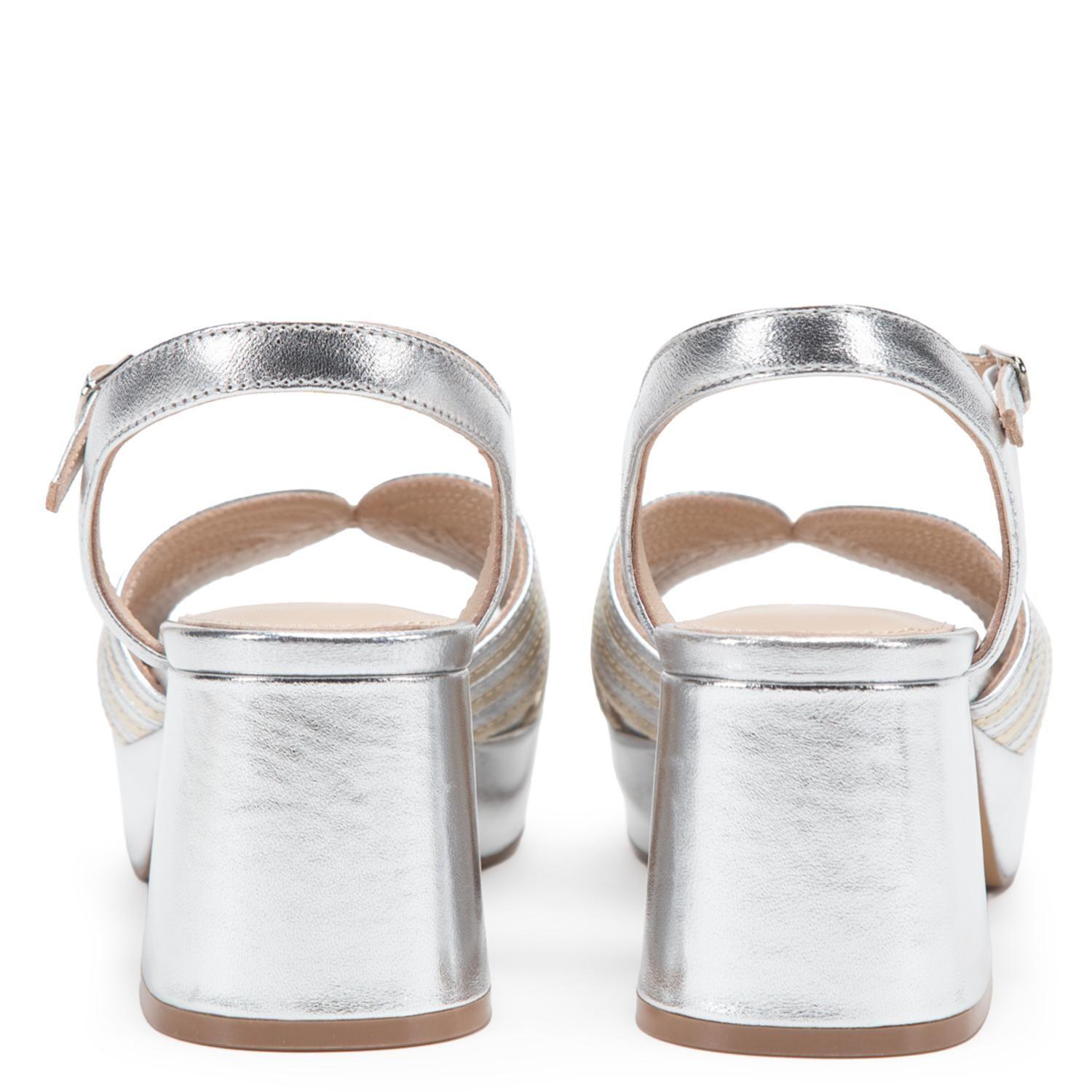 Sandalia de cuero mujer Gacel multicolor Valeska-4