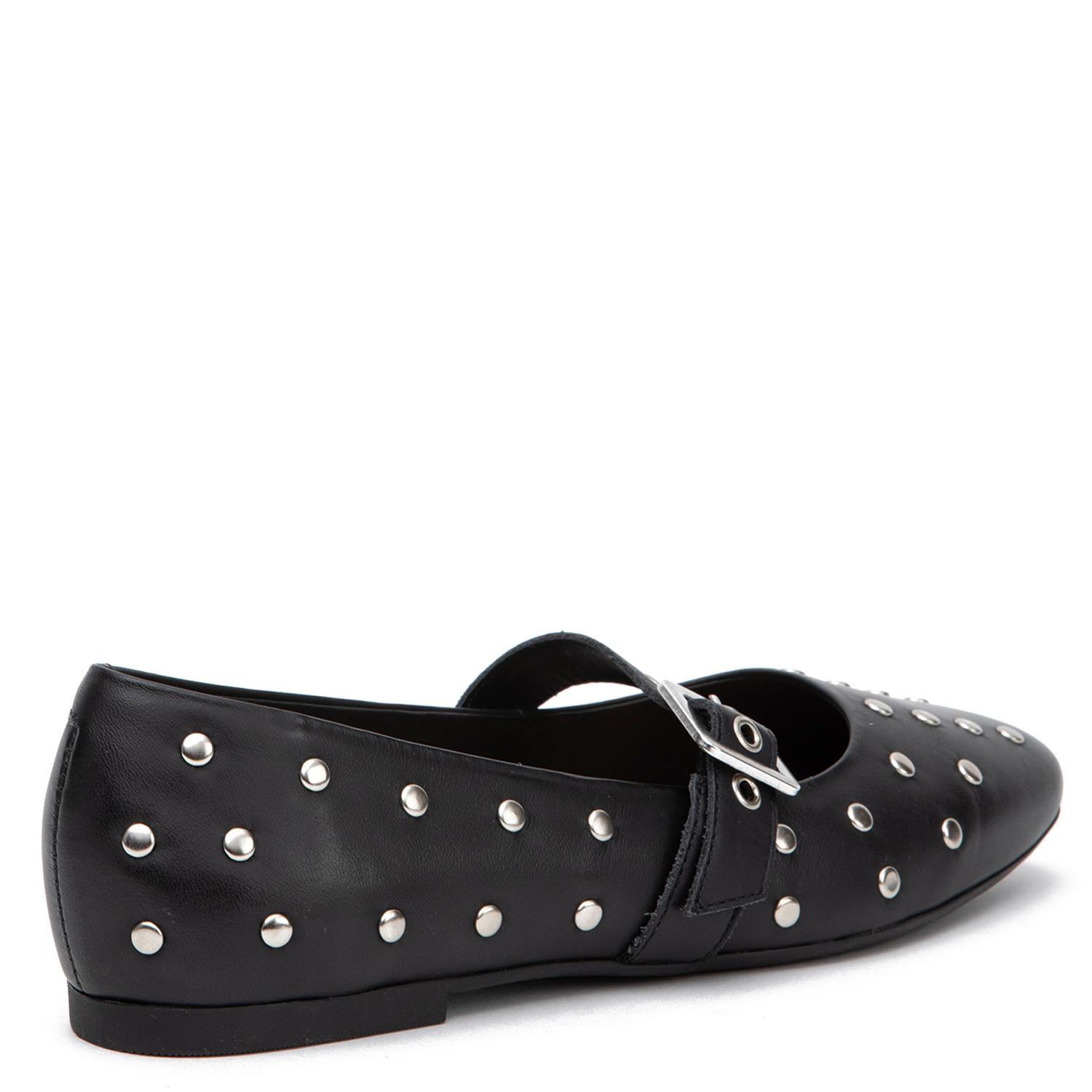 Ballerina de cuero mujer Gacel negro Abi 0660692-4
