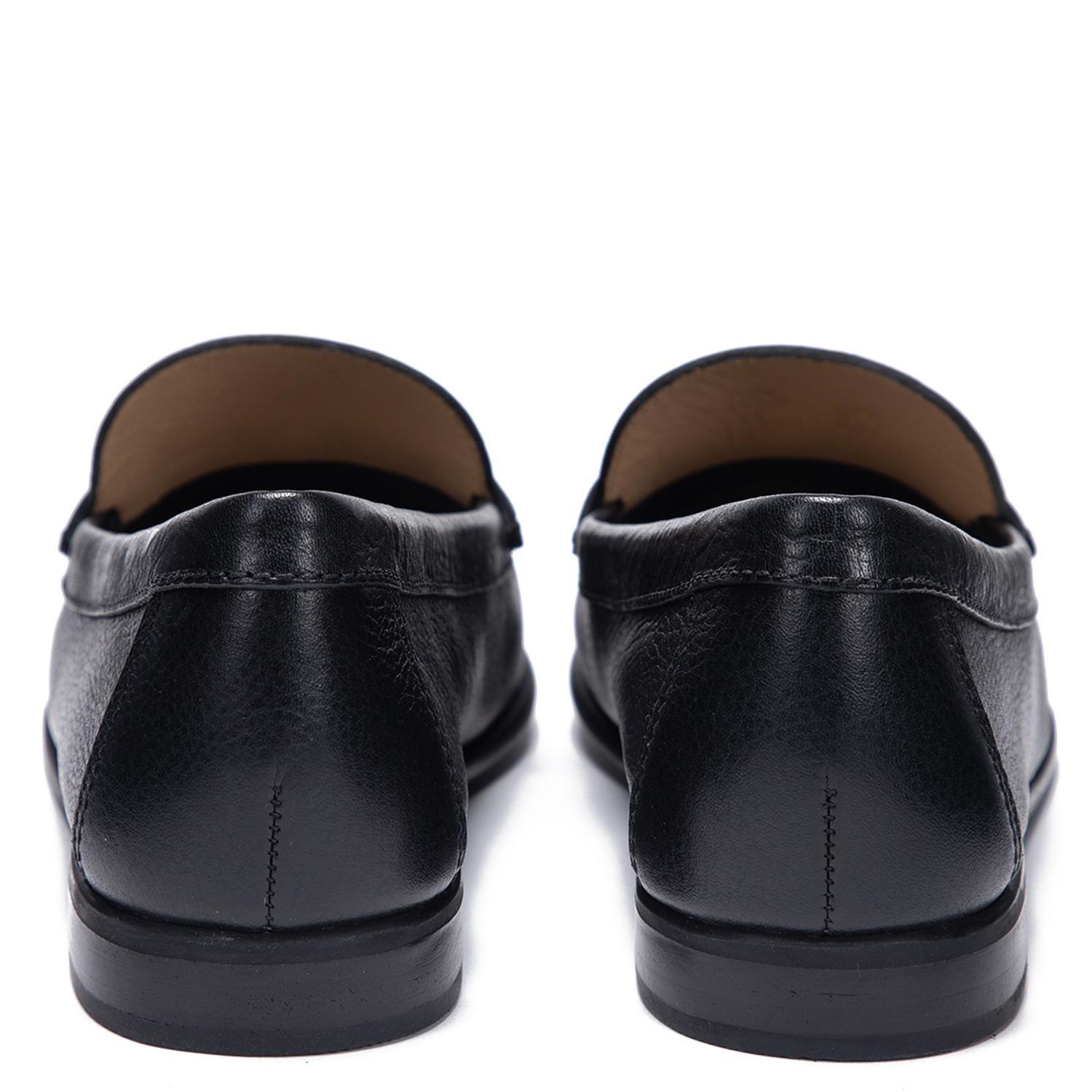 Mocasin de cuero mujer Gacel negro Siri 0661438-4