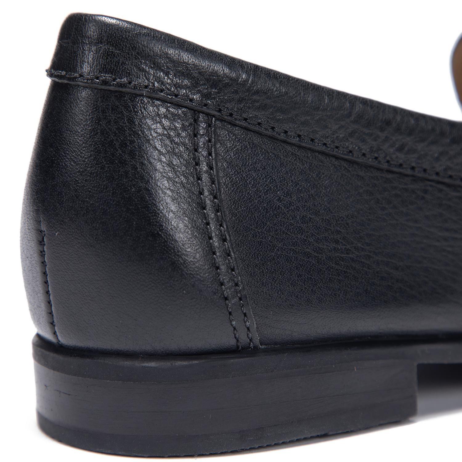 Mocasin de cuero mujer Gacel negro Siri 0661438-6