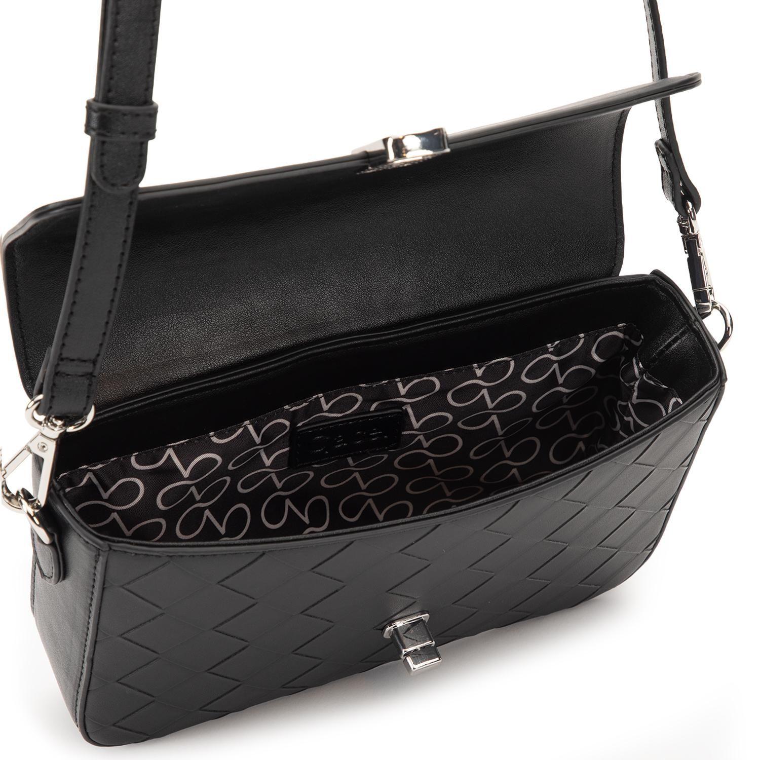 Cartera mujer Gacel negro bandolera pequeña-4