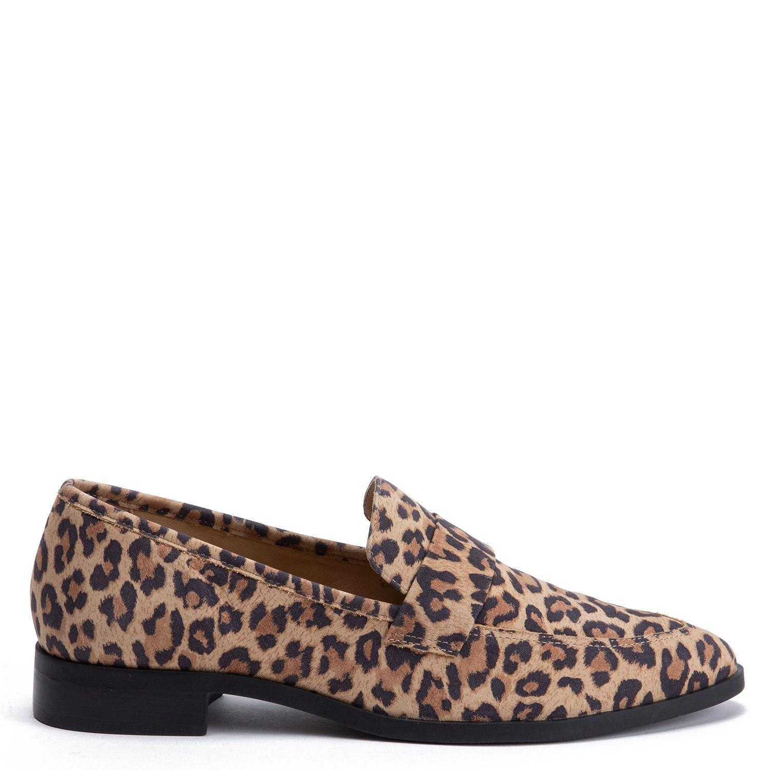 Mocasin de cuero mujer Gacel Leopardo Cruz 0660356-0