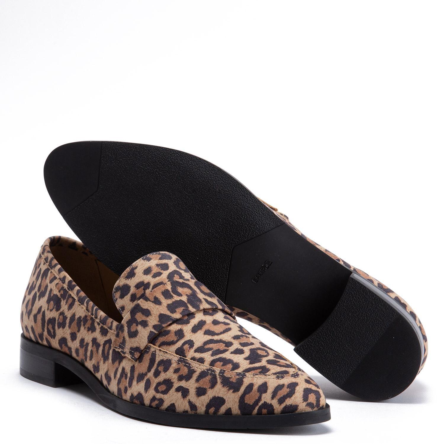Mocasin de cuero mujer Gacel Leopardo Cruz 0660356-3