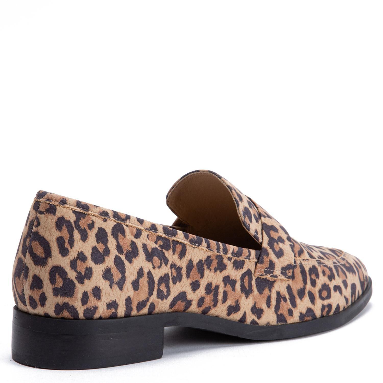 Mocasin de cuero mujer Gacel Leopardo Cruz 0660356-4