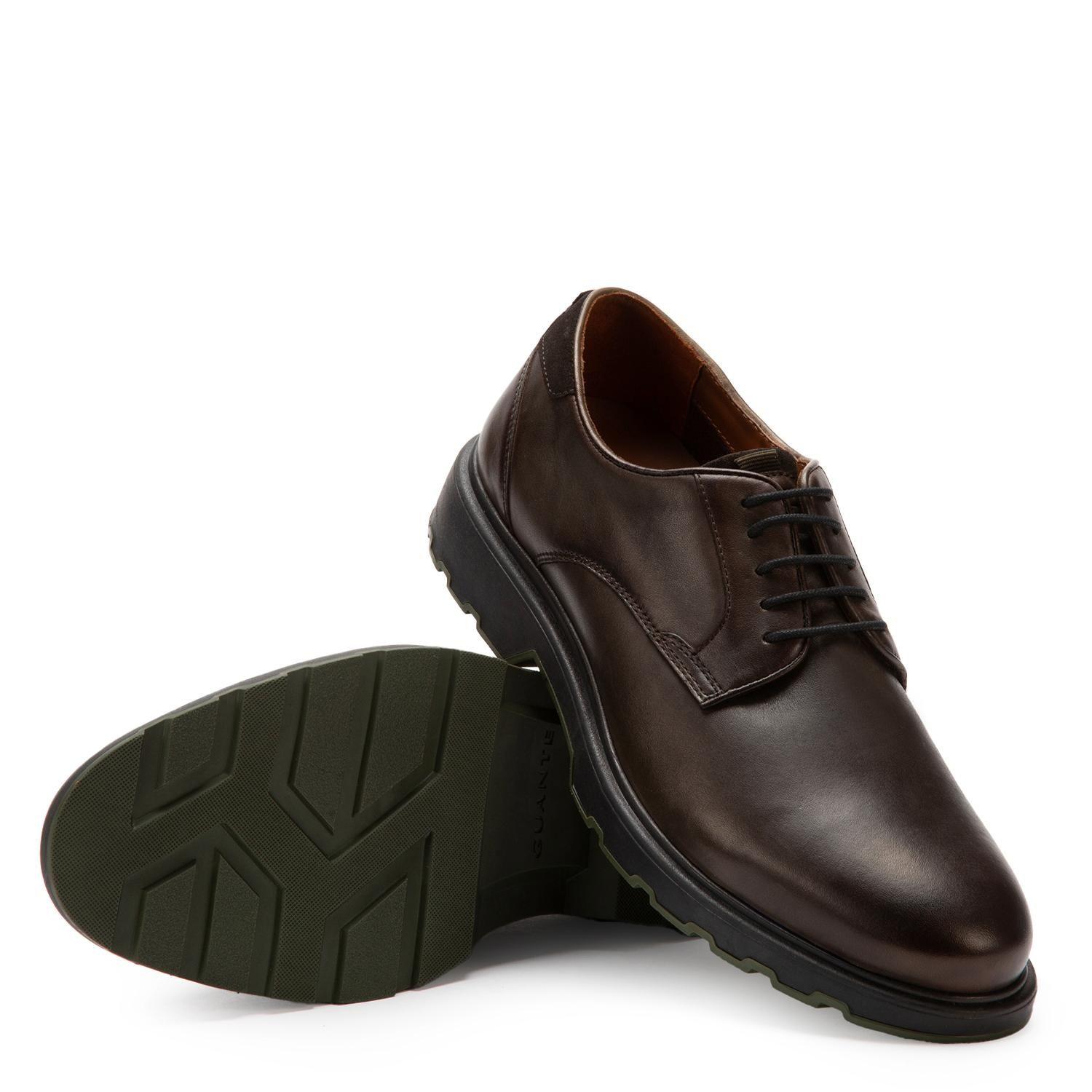 Zapato de cuero hombre Guante grafito Nashville-3