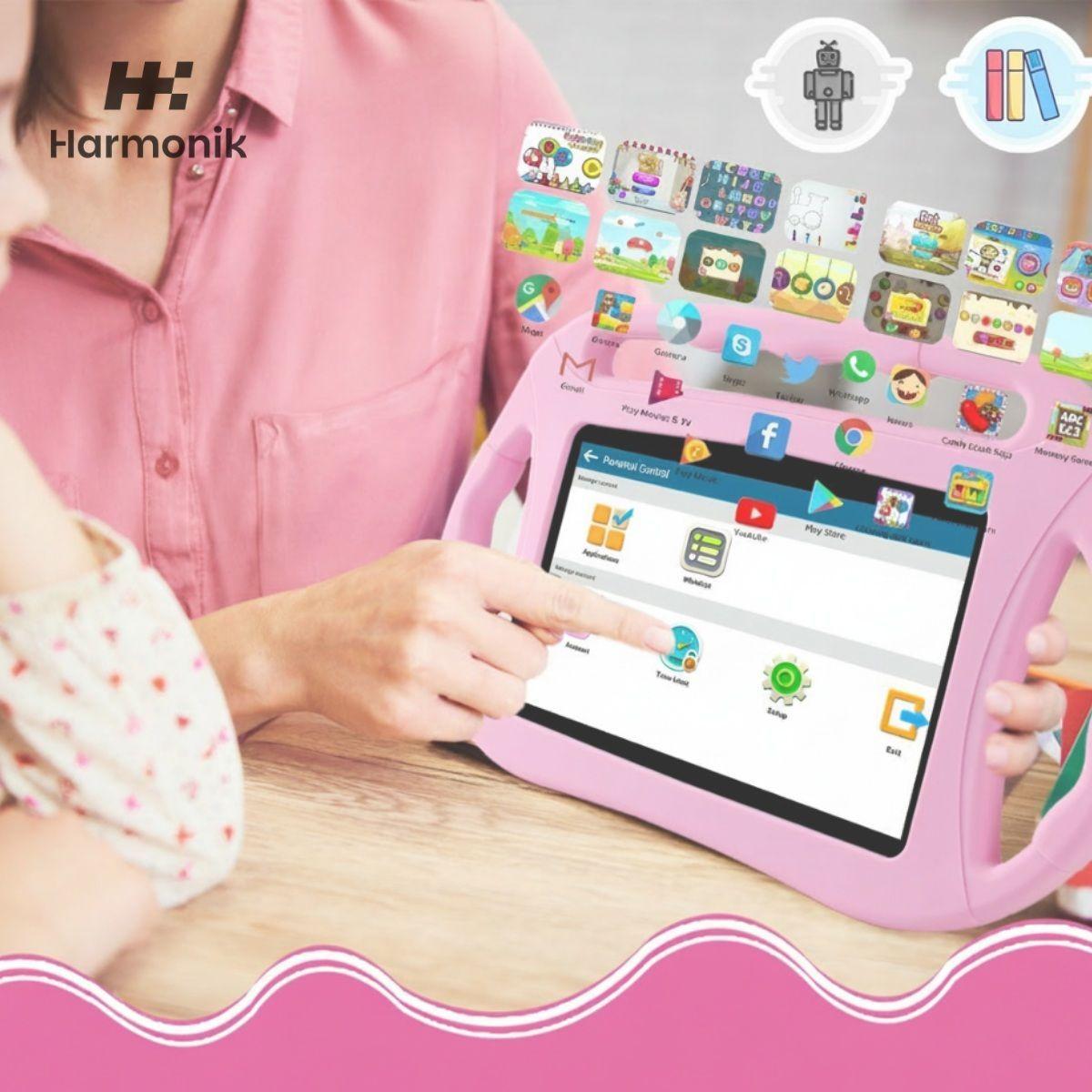 Tablet Para Ni os 7 Pulg 2G 32G Control Parental Wifi Playstore Veidoo V883 Rosa-6