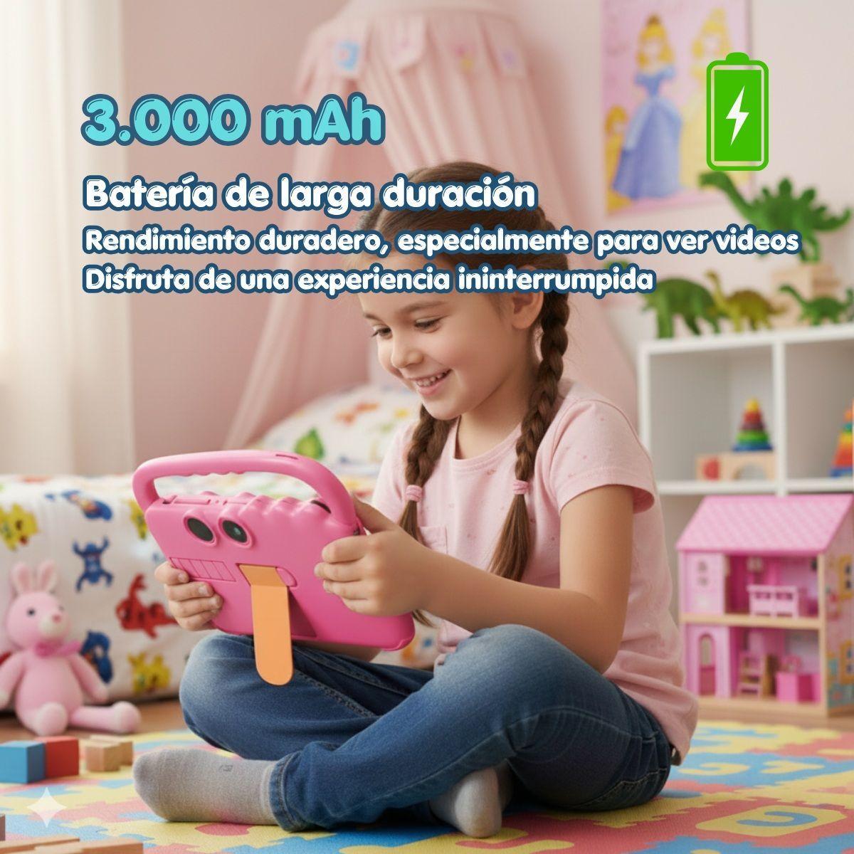 Tablet Para Ni os 7 Pulg 2G 32G Control Parental Wifi Playstore Harmonok AT70K-5