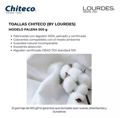 Pack 4 Toallas Chiteco 100 Algod n 500g Ba o Manos Colores Esmeralda y Grafito-5