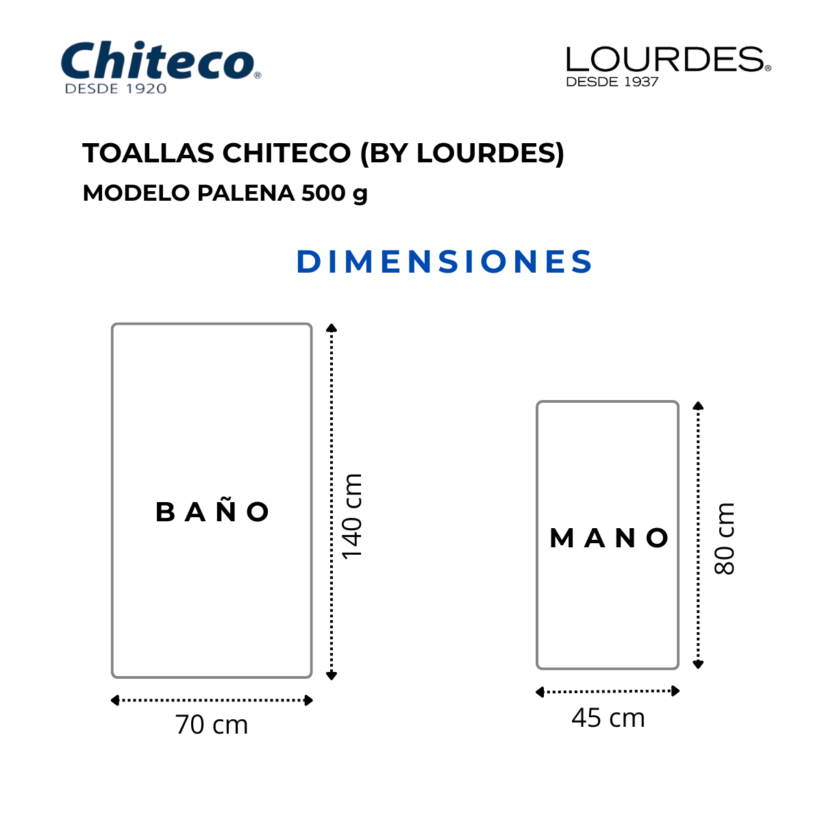 Pack 4 Toallas Chiteco (by Lourdes) Algodon 500g Baño Y Manos Rosa-2