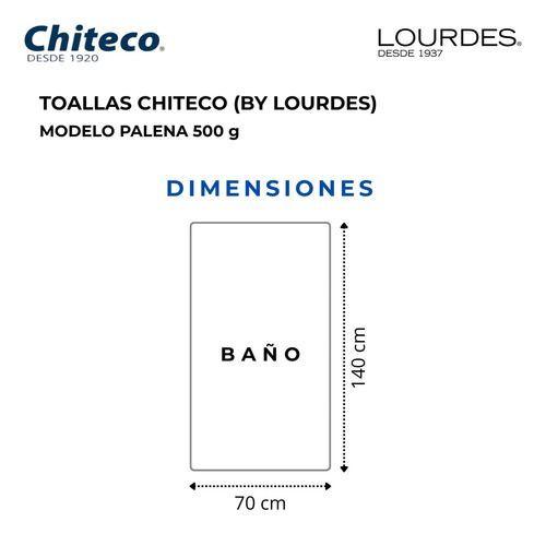 Pack 4 Toallas Chiteco Algod n 500g Ba o 140 X 70 Cm Multicolor-2
