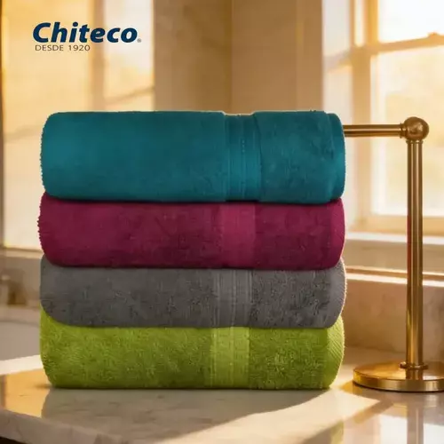 Pack 4 Toallas Chiteco Algod n 500g Ba o 140 X 70 Cm Multicolor-3