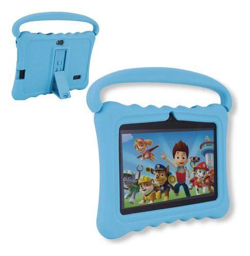Tablet Para Ni os 7 Pulg 2G 32G Control Parental Wifi Playstore Veidoo V881 Azul-0