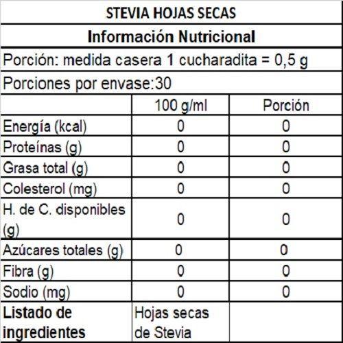 Stevia Hojas Secas - 15 g-1