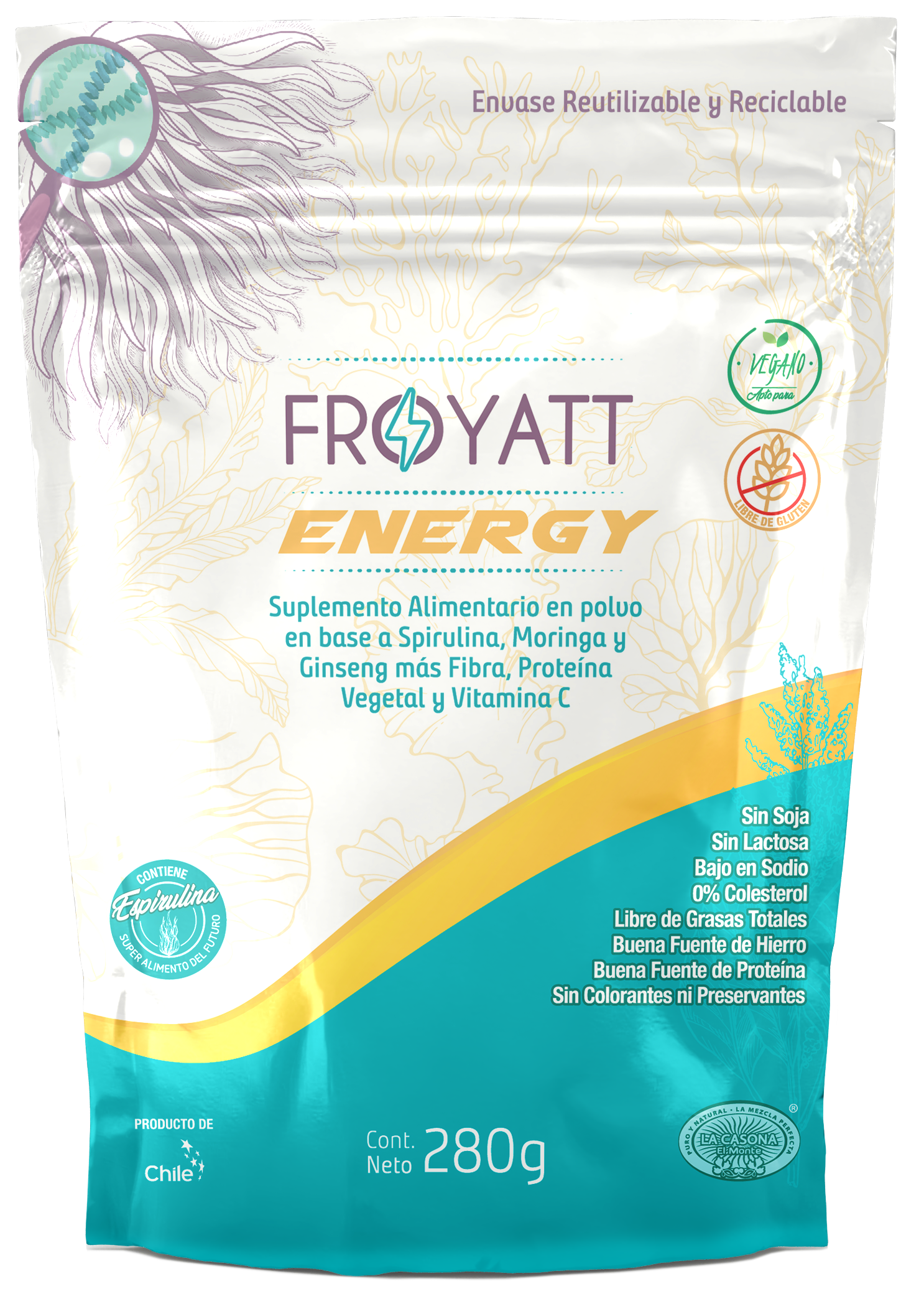 Froyatt Energy Alimento Funcional - 280 g-0