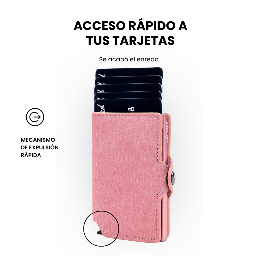 Billetera Tarjetero Limited Denim con Monedero-3