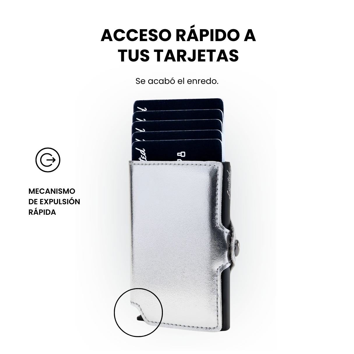 Billetera Tarjetero Limited Glitter con Monedero-2