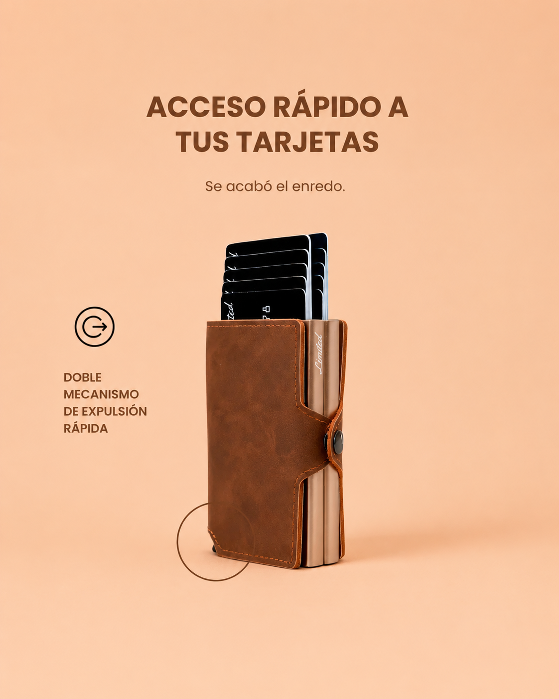 Billetera con Doble Tarjetero Limited -3