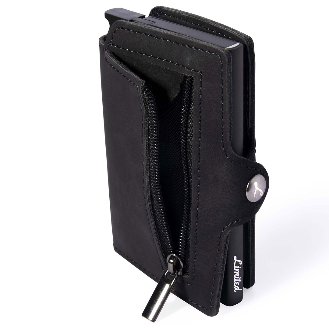 Billetera Tarjetero Limited Slim Black Monedero-0