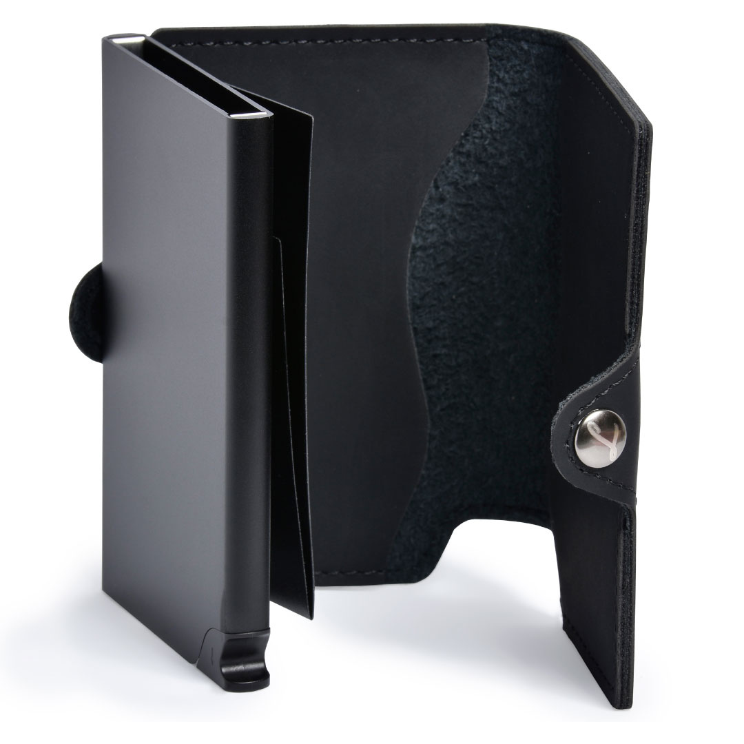 Billetera Tarjetero Limited Slim Black Monedero-1