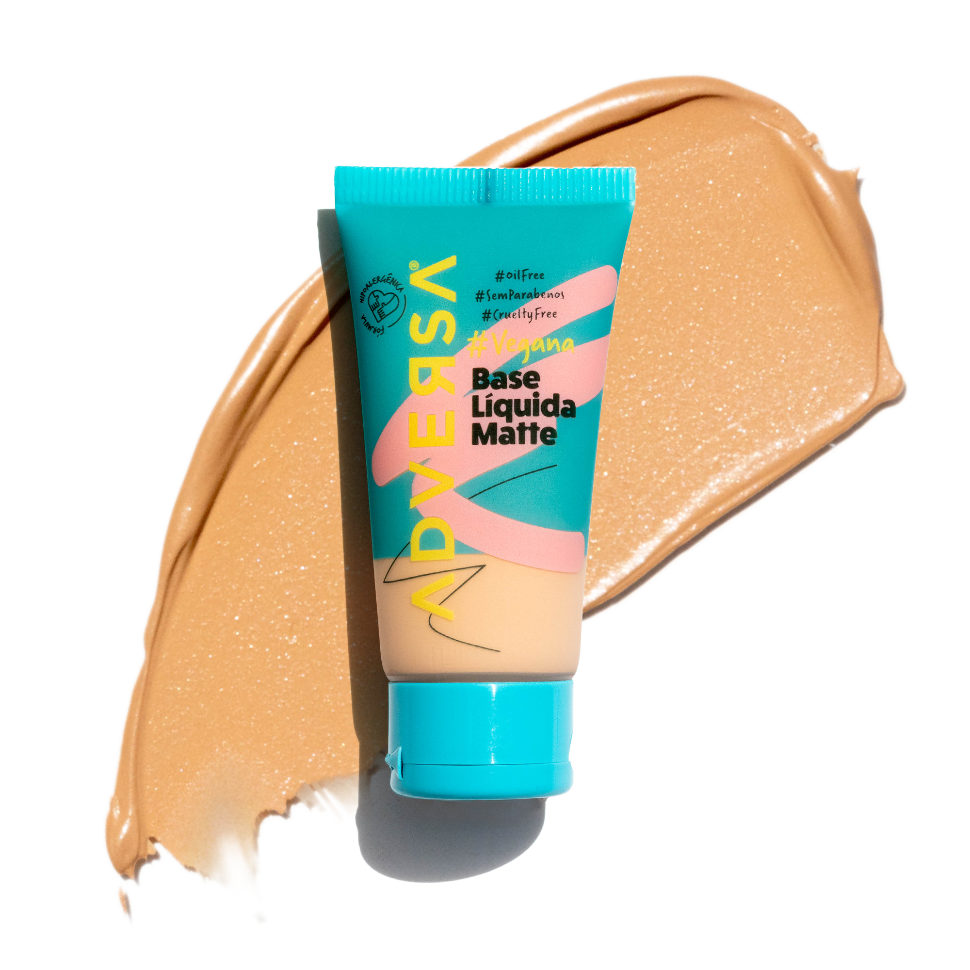 Base Líquida Soft Matte Vegana Tono 200 Adversa-0