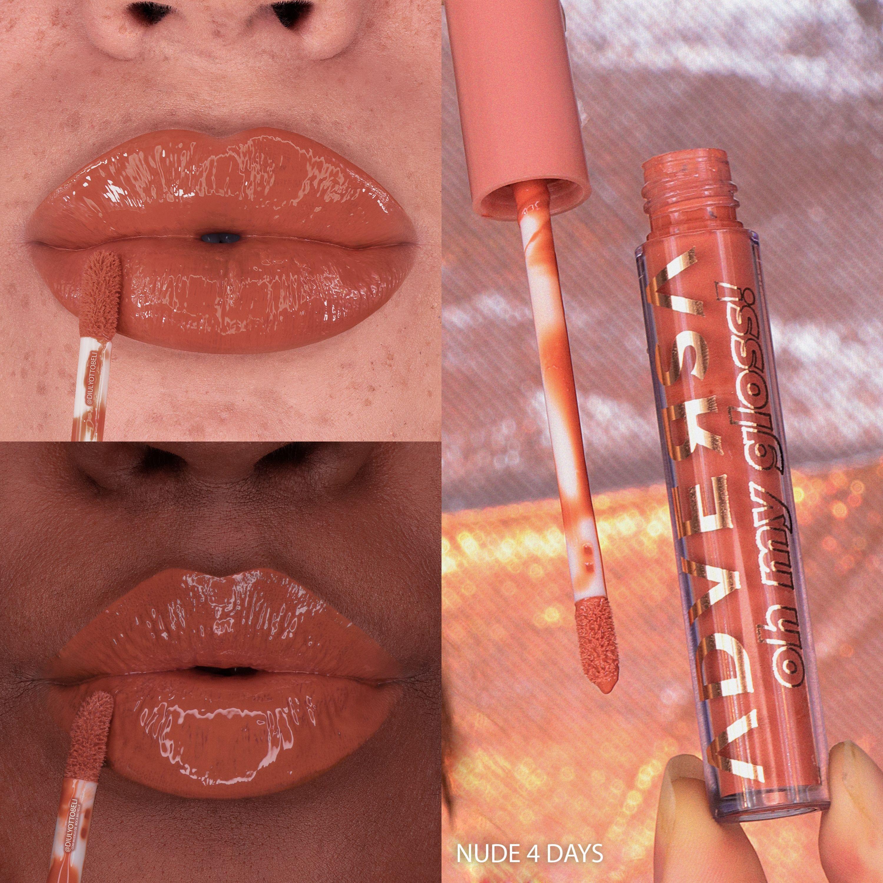 Brillo Labial Oh my Gloss tono Nude 4 Days Adversa-4