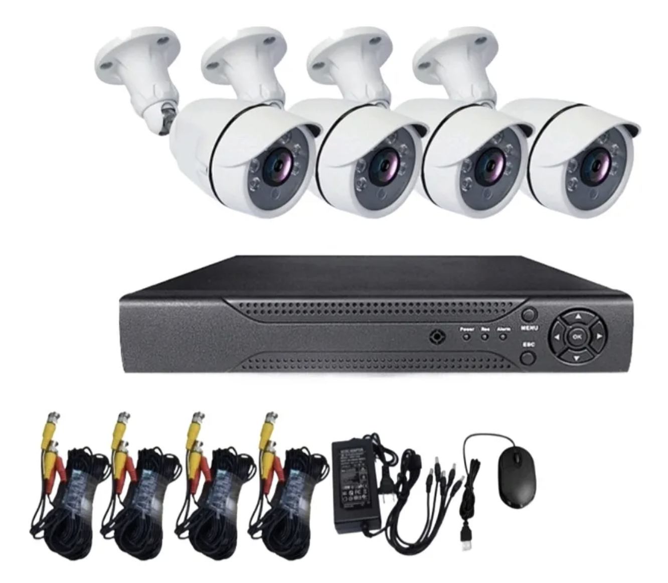 Sistema Vigilancia DVR CCTV 04 Cámaras FHD + Disco Duro 1TB-2