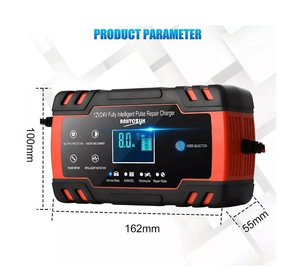 Cargador de Batería Inteligente 1224V 8A 150AH para Automóviles-3