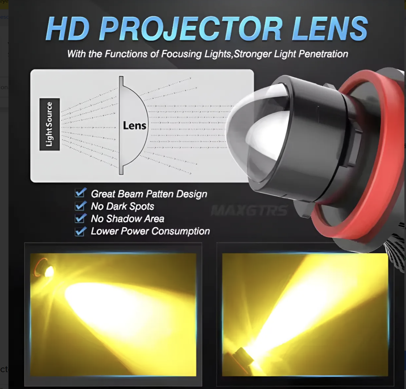 Ampolletas Mini Turbo Laser 30000lm 9005/ 9006/ 9012 con Canbus-2