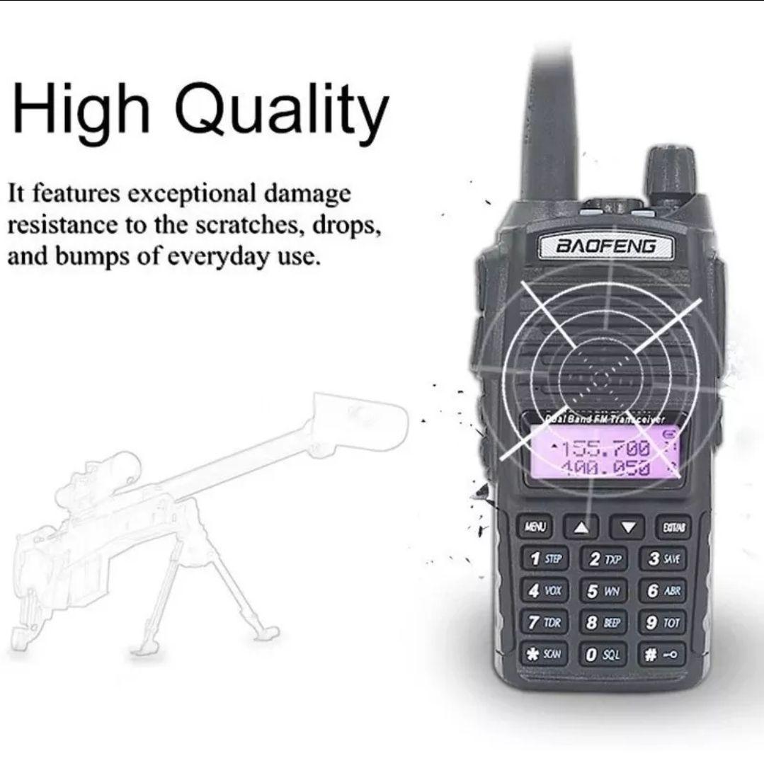 Radio Transmisor Walkie Talkie Baofeng UV 82 Dual Banda-6