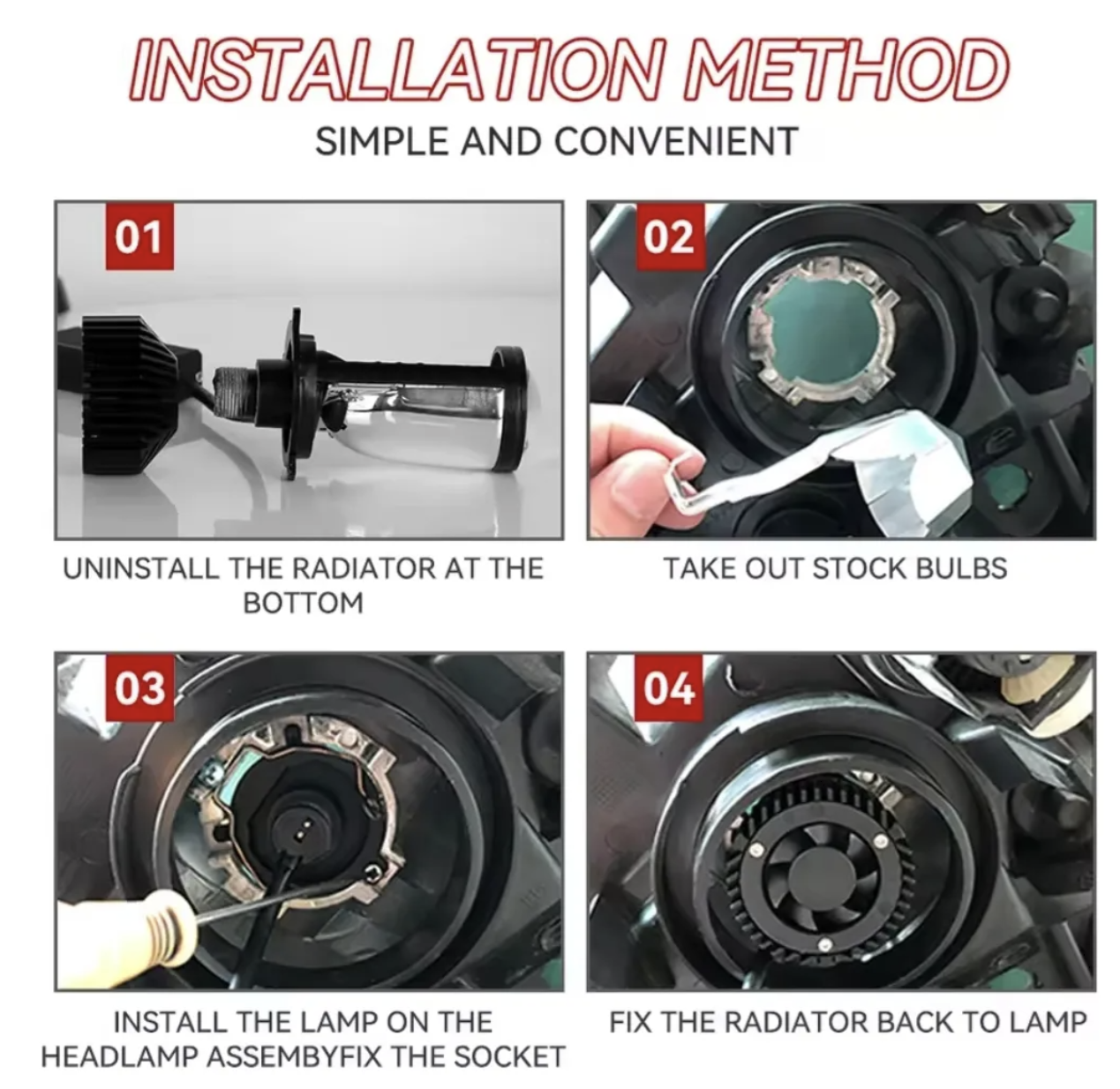 Ampolletas Led Tipo Proyector H4 30000lm Con Canbus-2