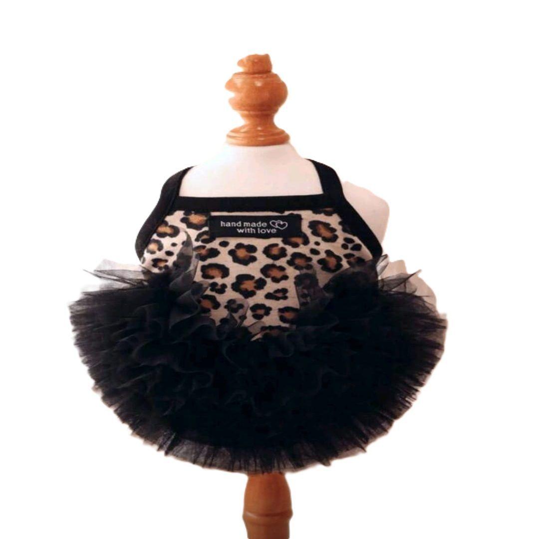 VESTIDO ANIMAL PRINT CON TUTU PARA MASCOTAS-2