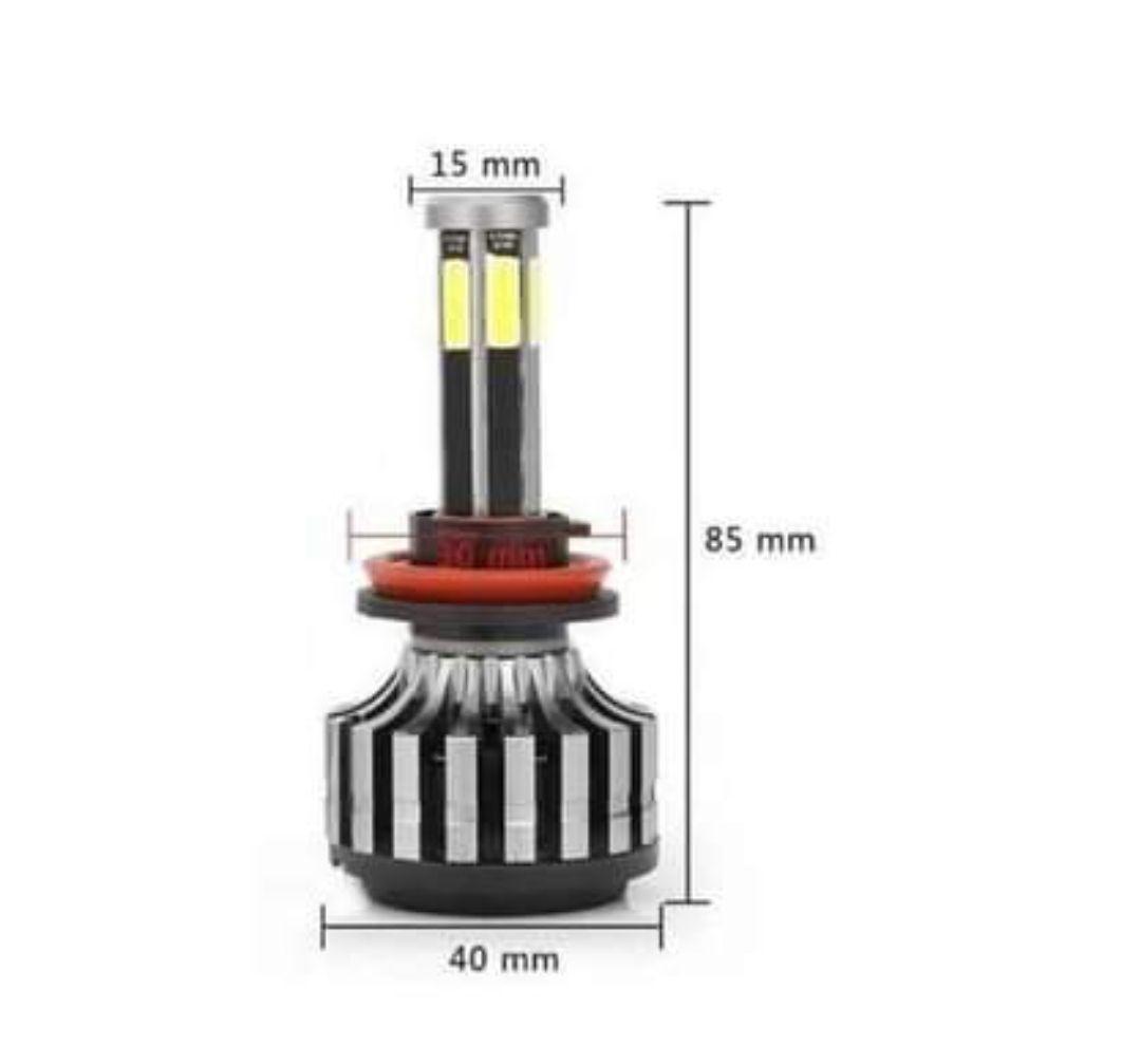 Ampolletas Turbo Led X6S 6 Caras H4 34 000lm con Canbus-3
